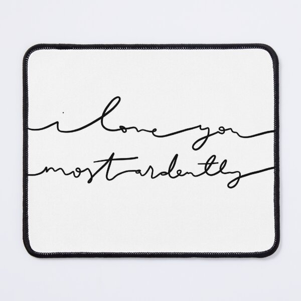 Item preview, P&P: "I love you, most ardently" designed and sold by ellalucy.