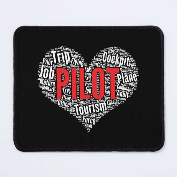 Item preview, Pilot Heart Shape Word Cloud product designed and sold by theodoros20.