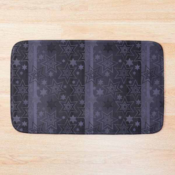 Item preview, Stripes and Stars Monochrome Grey Purple Repeat 5748 designed and sold by Art in My Loft.