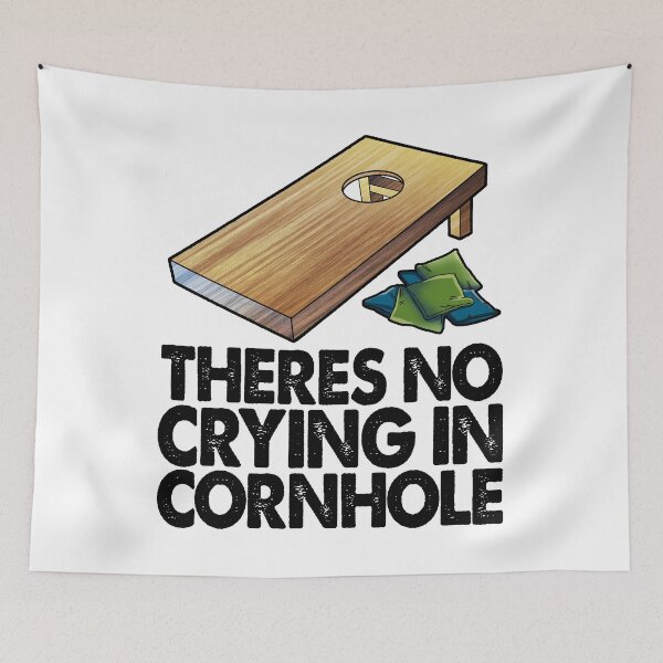 Item preview, Theres No Crying In Cornhole designed and sold by Bendthetrend.