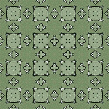 Artwork thumbnail, Moss Green Abstract Geometric Pattern by TLSDesigns