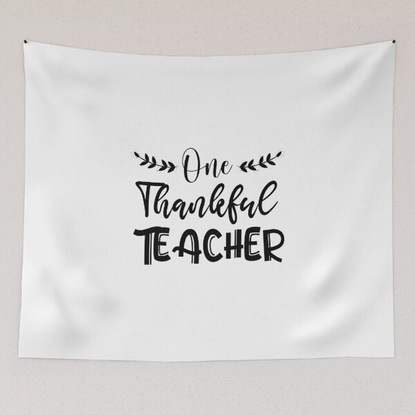 Item preview, one thankful teacher thanksgiving gift Birthday funny sarcastic saying offended Meme designed and sold by joygift369.