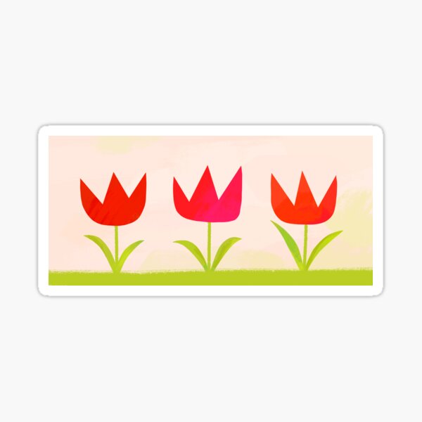 Tulips Sticker