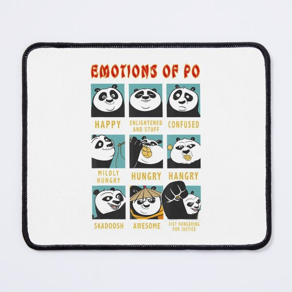 Item preview, Kung Fu Bear Emotions Of Po Portrait Grid designed and sold by BogdanConrad.