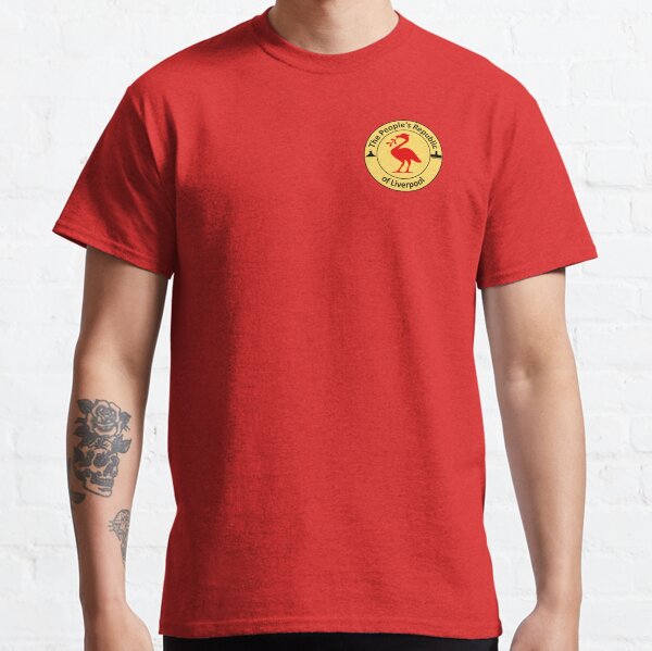 People's Republic of Liverpool RED Crest Classic T-Shirt
