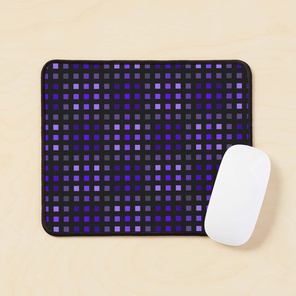 Purple Nebula Raining Haze Mouse Pad