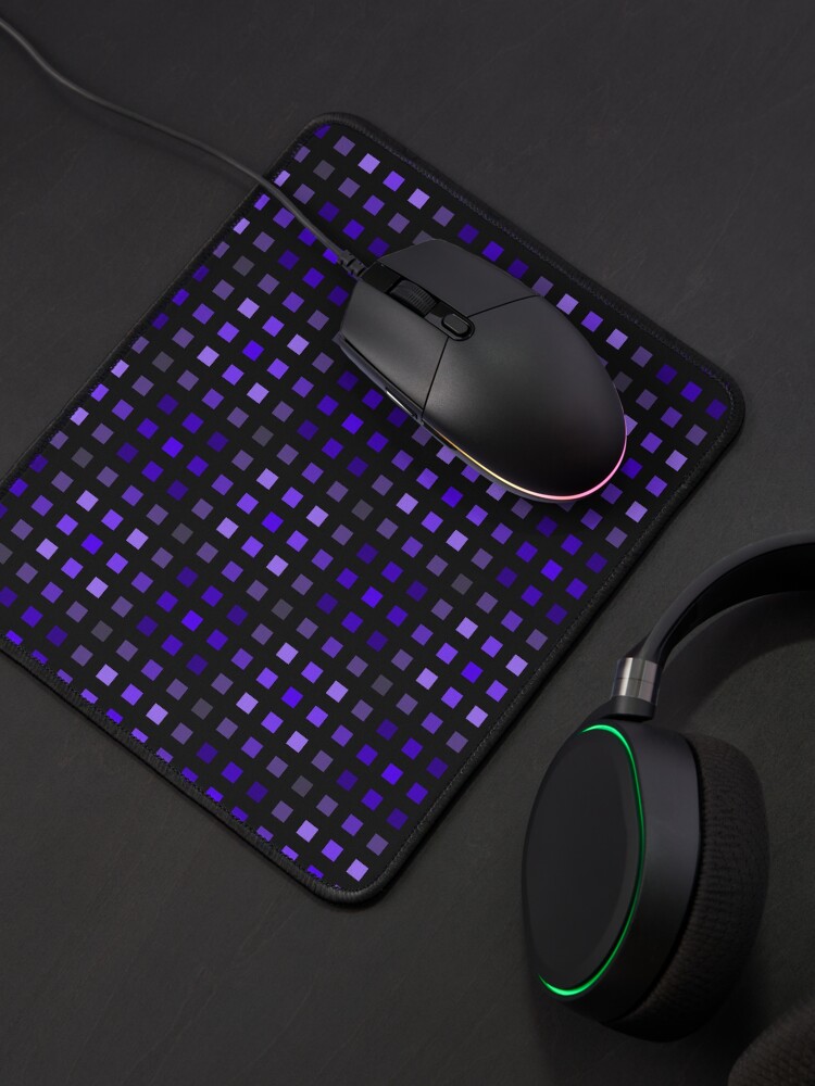 Alternate view of Purple Nebula Raining Haze Mouse Pad