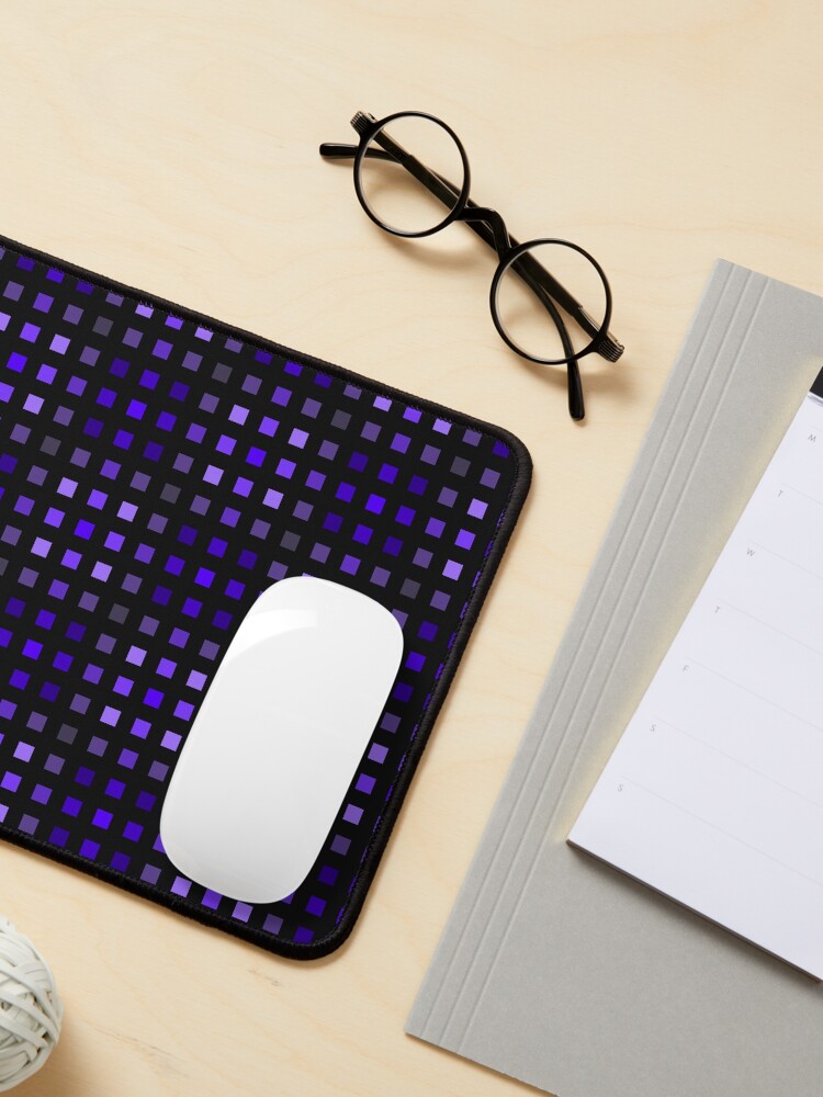 Alternate view of Purple Nebula Raining Haze Mouse Pad