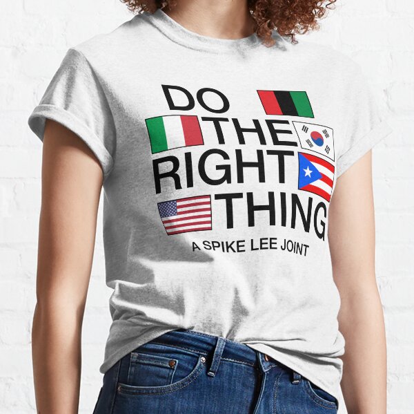 spike lee do the right thing t shirt