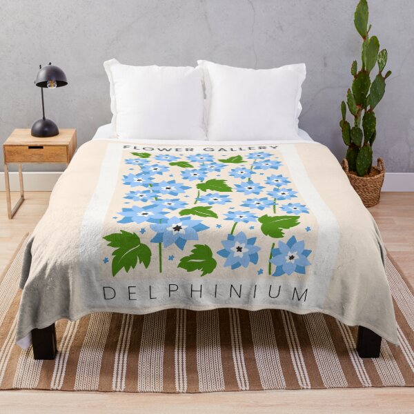 Item preview, Delphinium - Happy Flowers designed and sold by All-Streets.