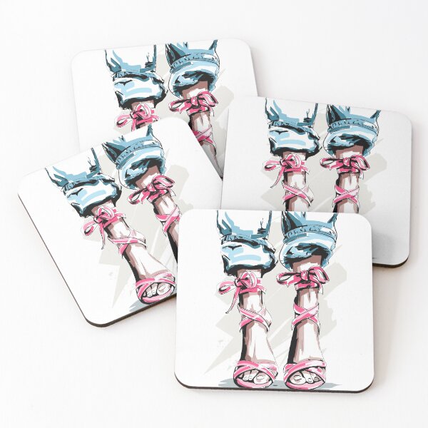 Item preview, Pink High Heels Fashion Drawing  designed and sold by Dollfacedesign.
