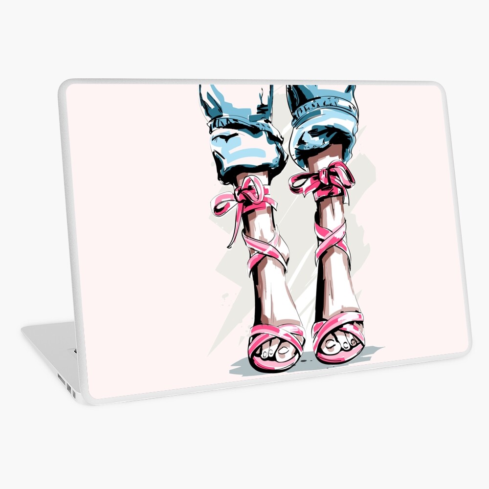 Item preview, Laptop Skin designed and sold by Dollfacedesign.