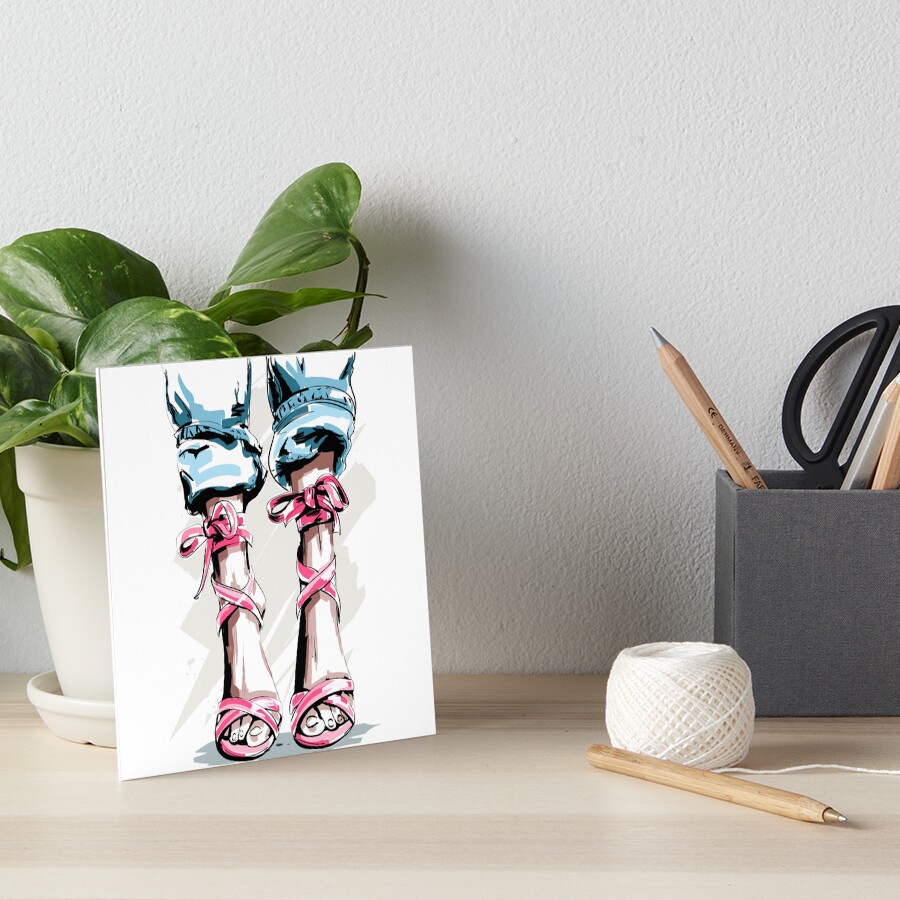 Item preview, Art Board Print designed and sold by Dollfacedesign.