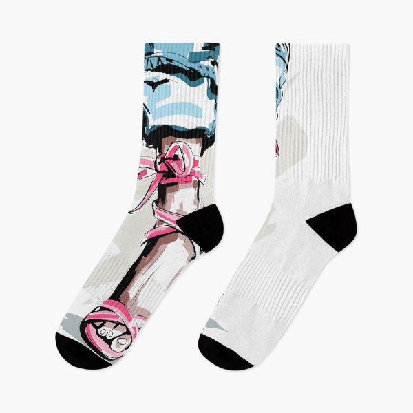 Artikelvorschau, Rosa High Heels Modezeichnung entworfen und verkauft von Dollfacedesign.