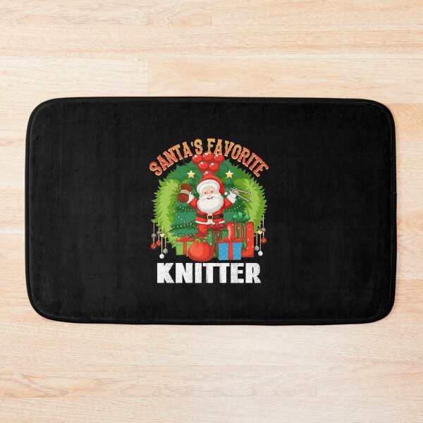 Item preview, Santas Favorite Knitter designed and sold by SportyDogShop.