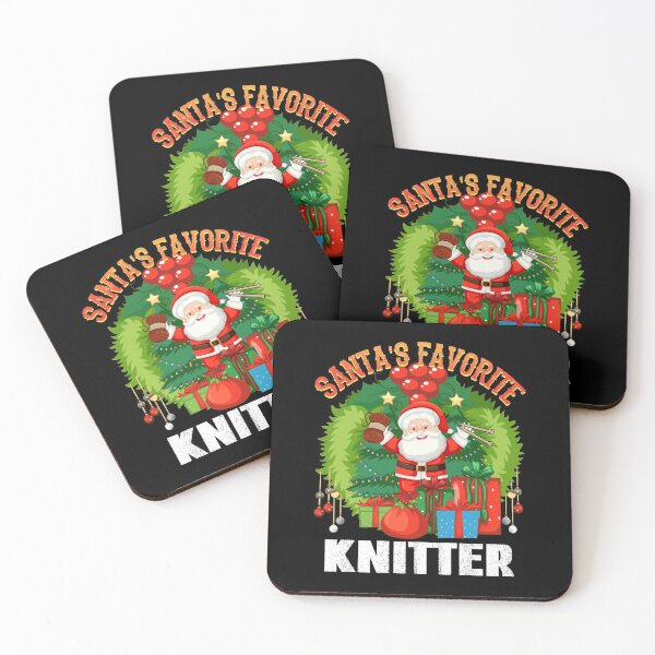 Item preview, Santas Favorite Knitter designed and sold by SportyDogShop.