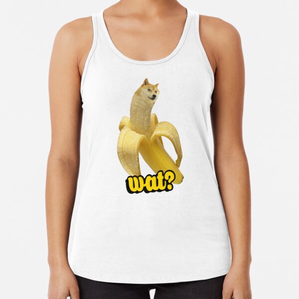 Banana Memes Tank Tops Redbubble - banana dog roblox