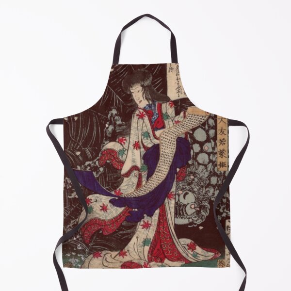 Item preview, Vintage Japanese Woodblock Print Otomo Wakana and the Spider Scroll designed and sold by TheWitchsWolf.