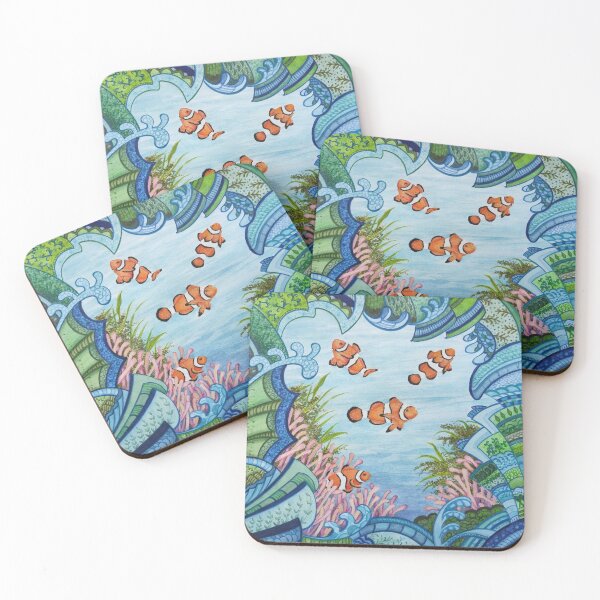 Item preview, Clownfish (in watercolor) designed and sold by Delphine HIBOU.