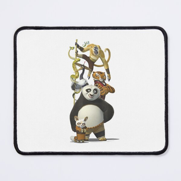 Item preview, Kung Fu Bear Po And The Furious Five Portrait designed and sold by BogdanConrad.