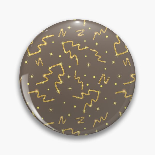 Item preview, Gold pattern in retro style, brown background. designed and sold by Natalya Alexandrou.