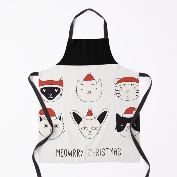 Item preview, Meowrry christmas, cats marry christmas, cat warmest wishes, cat season's greeting, Merry Christmas, cat doodles Xmas, holiday greet designed and sold by Pointit.