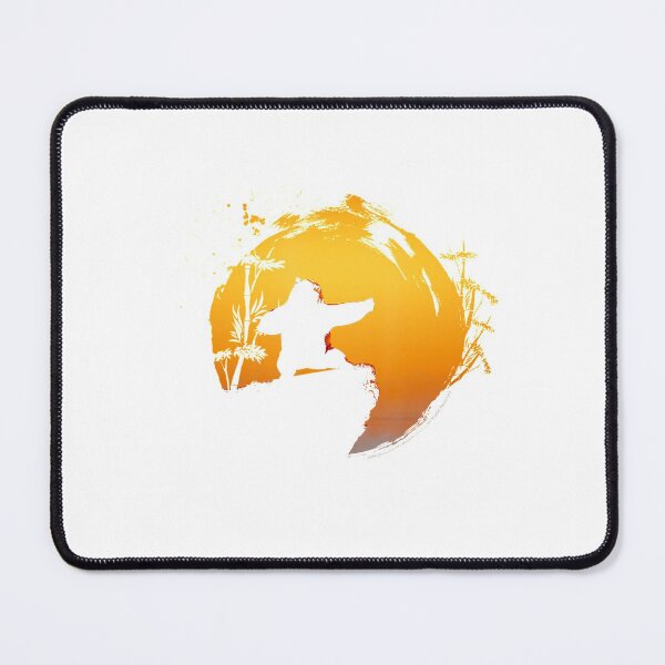 Item preview, Kung Fu Bear Po Tai Chi Sunset Silhouette designed and sold by BogdanConrad.