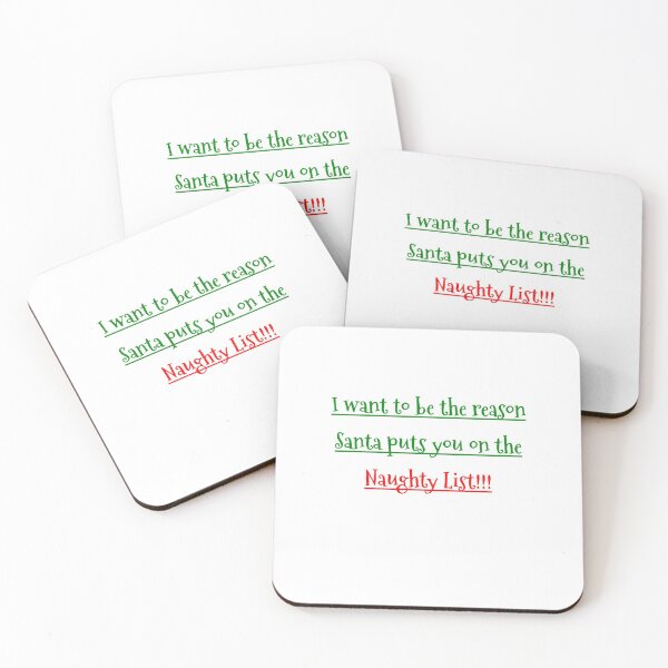 Item preview, Christmas Santas Naughty List designed and sold by avit1.