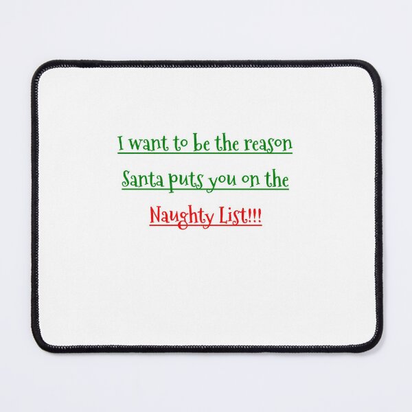 Item preview, Christmas Santas Naughty List designed and sold by avit1.