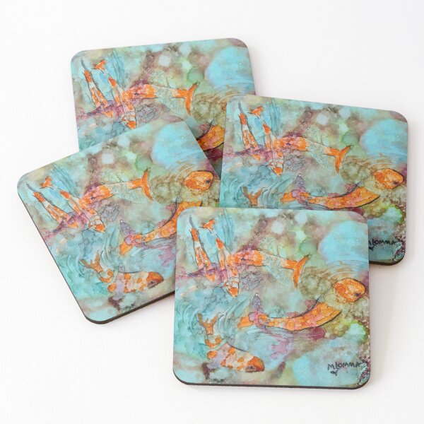 Item preview, Coy fish designed and sold by Mary Lomma.