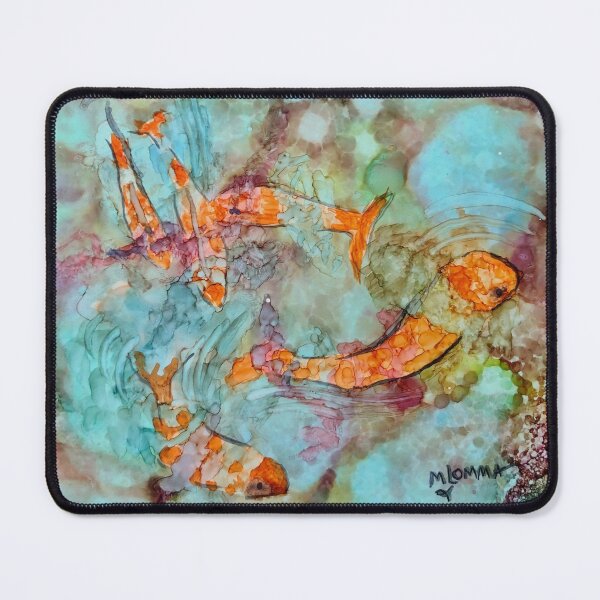 Item preview, Coy fish designed and sold by Mary Lomma.