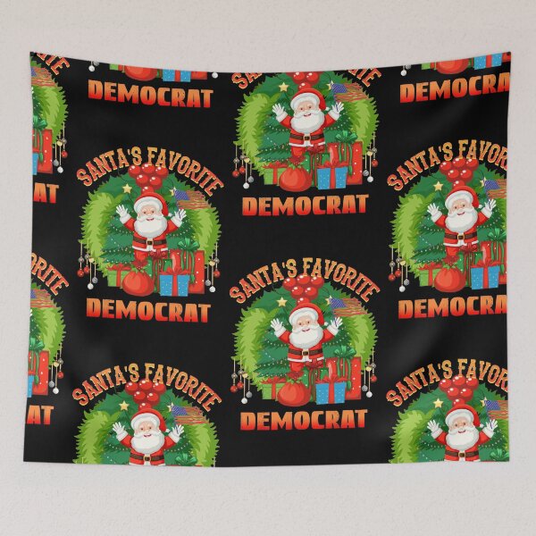 Artikelvorschau, Santas Lieblingsdemokrat, Weihnachtsdemokrat entworfen und verkauft von SportyDogShop.