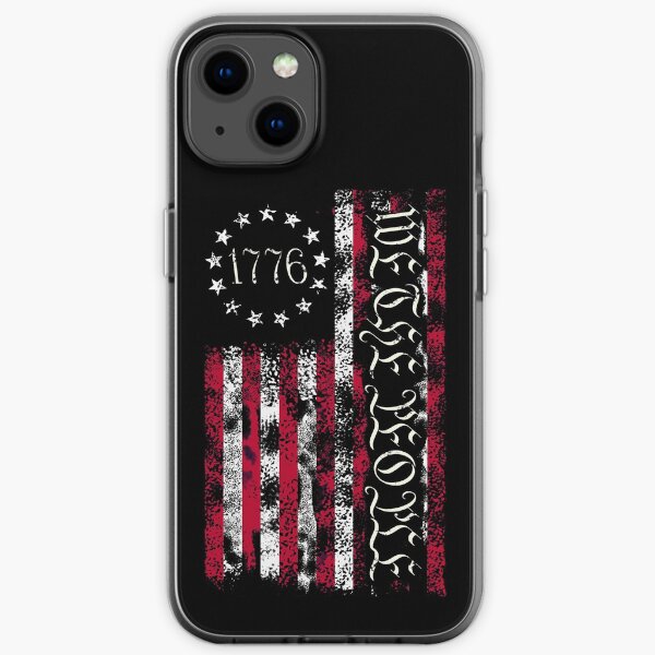Vintage Old American Flag Patriotic 1776 We The People USA iPhone Soft Case