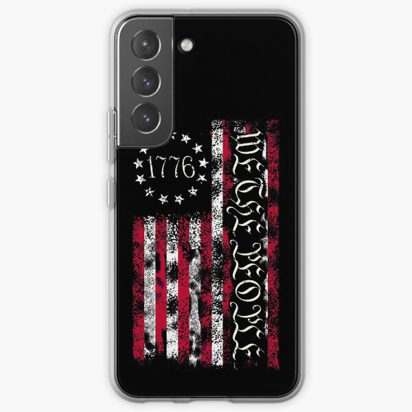 Vintage Old American Flag Patriotic 1776 We The People USA Samsung Galaxy Soft Case