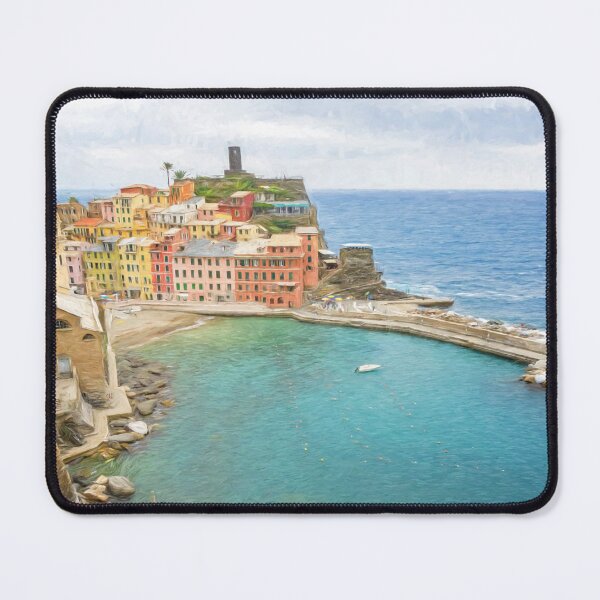 Item preview, Vernazza Cinque Terre Italy Painterly designed and sold by PhotoArt by Joan Carroll.
