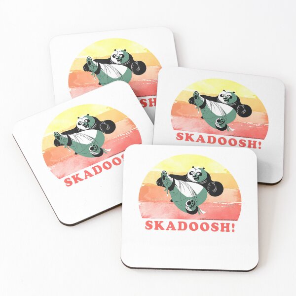 Artikelvorschau, Kung-Fu-Bär Skadoosh Retro-Kreisporträt entworfen und verkauft von BogdanConrad.