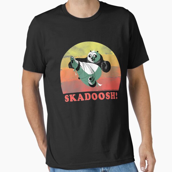 Item preview, Kung Fu Bear Skadoosh Retro Circle Portrait designed and sold by BogdanConrad.