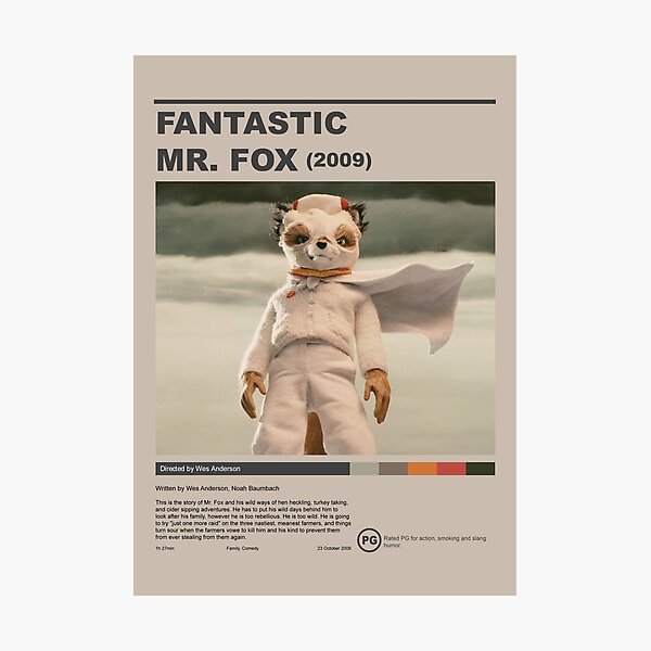 Item preview, Fantastic Mr. Fox (2009) Ash Vintage Poster designed and sold by Undisclosed Aesthetic.