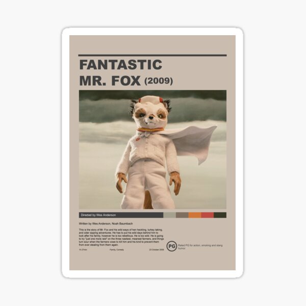 Item preview, Fantastic Mr. Fox (2009) Ash Vintage Poster designed and sold by Undisclosed Aesthetic.