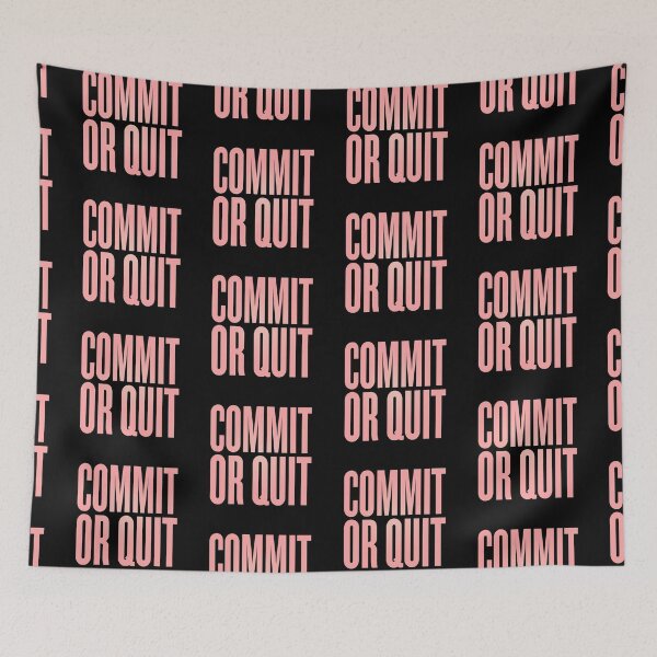 Item preview, Commit or quit. v.2 designed and sold by x1brett.
