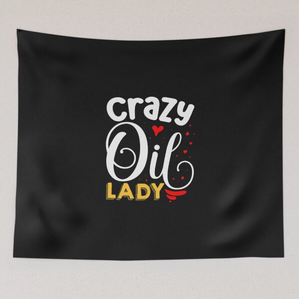Item preview, Crazy Lady Oil Lady designed and sold by MollinS7.