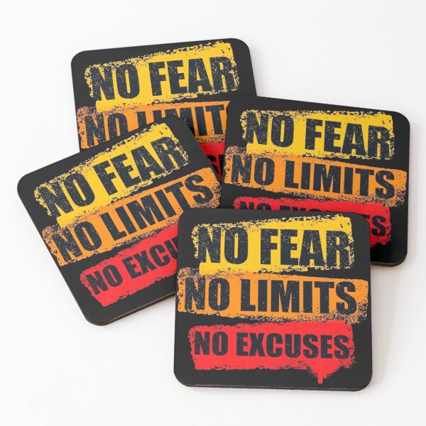 Item preview, No fear no limits no excuses designed and sold by Aleksey Alekseev.