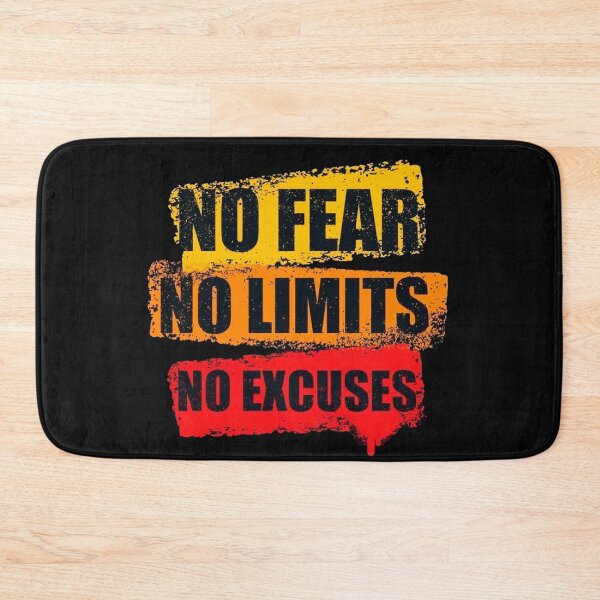 Item preview, No fear no limits no excuses designed and sold by Aleksey Alekseev.