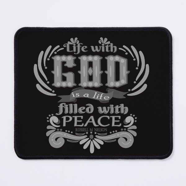 Item preview, Life of peace - grayscale designed and sold by Restored Gospel Boutique .