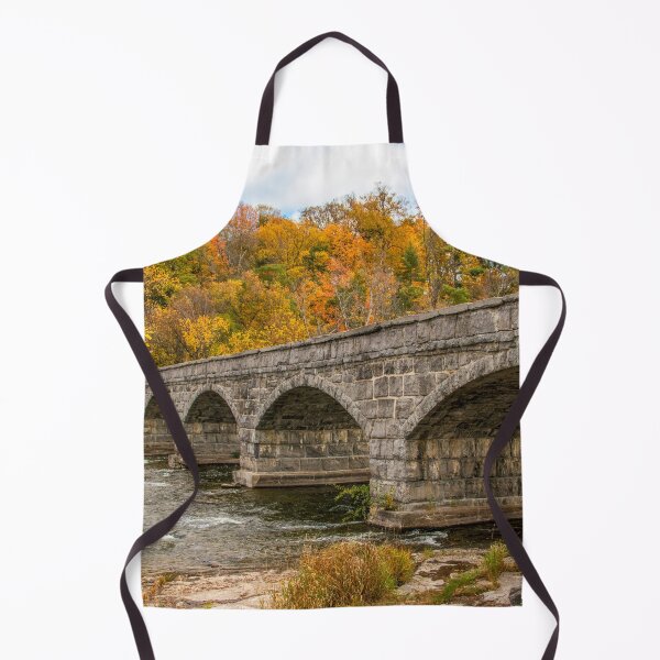 Item preview, Beautiful old stone stone bridge in autumn designed and sold by Karen Hogan.