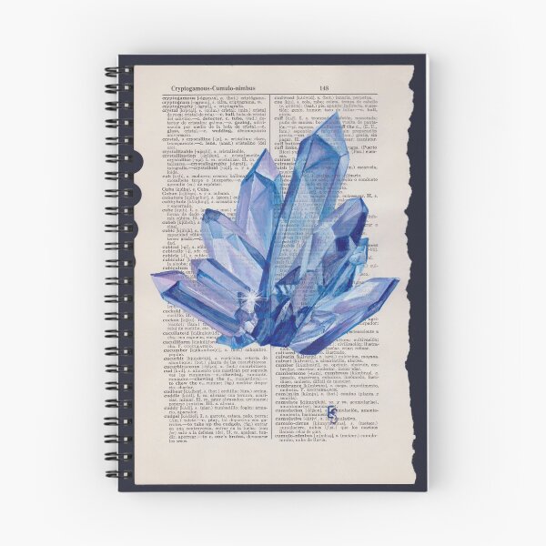 Item preview, Crystals. dictionary art. designed and sold by evelyn-at-work.