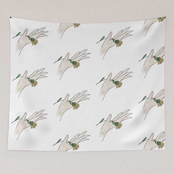 Item preview, Gentle Hand Holding Flower Watercolor designed and sold by Kaydee Mick.