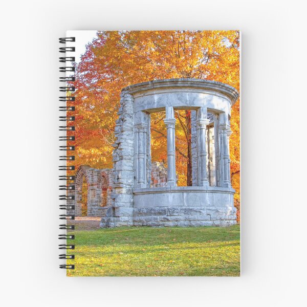 Item preview, Ruinas de la abadía en otoño en el parque Gatineau designed and sold by Karen Hogan.