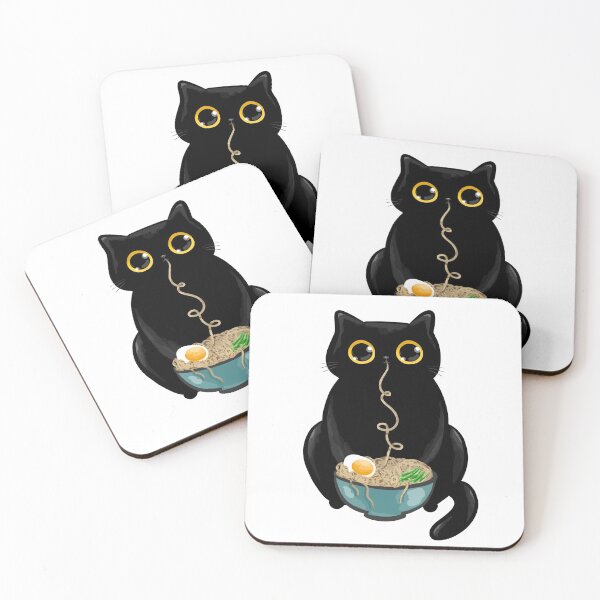 Item preview, Ramen Cat designed and sold by KilkennyCat Art.