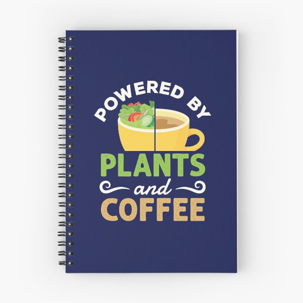 Item preview, Powered by Plants and Coffee Vegan Vegetarian designed and sold by jaygo.